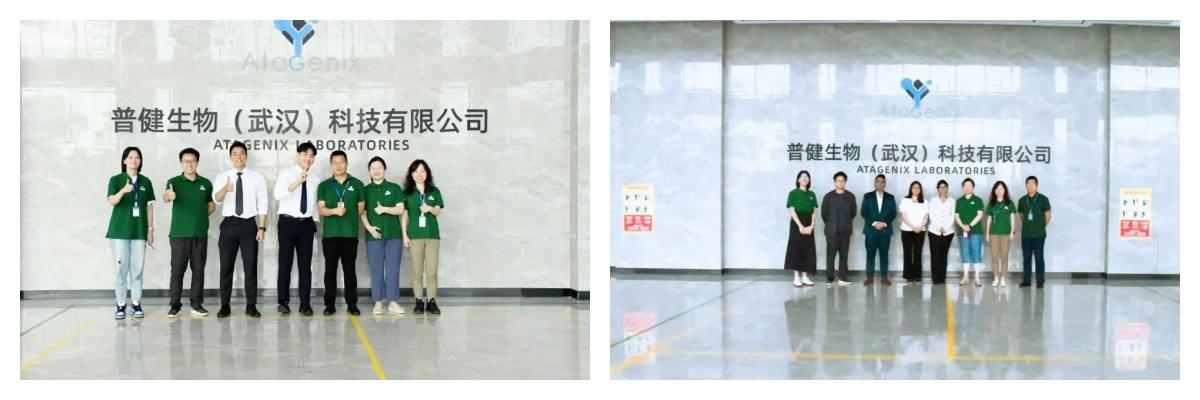 海外客戶走進普健生物實驗研發(fā)基地，為一站式蛋白抗體開發(fā)平臺點贊